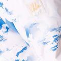 Women's snowboard jacket ROXY Chloe Kim azure blue clouds 4
