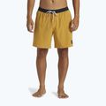 Men's Quiksilver Original Straight 17 mustard swim shorts