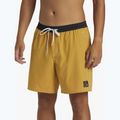 Men's Quiksilver Original Straight 17 mustard swim shorts 4