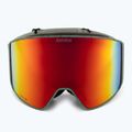 Men's snowboard goggles Quiksilver Storm MG dark ivy/clux ml red 3