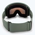 Men's snowboard goggles Quiksilver Storm MG dark ivy/clux ml red 6