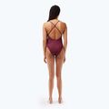 Lacoste women's one-piece swimsuit MF7264 penumbra / alizarin / red 4
