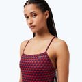 Lacoste women's one-piece swimsuit MF7264 penumbra / alizarin / red 5
