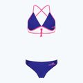 Two-piece swimsuit aquafeel Sun Bikini blue pink flames