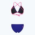 Two-piece swimsuit aquafeel Sun Bikini blue pink flames 2