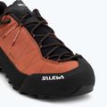 Women's approach shoes Salewa Wildfire Leather 2 GTX etruscan red/black 7