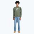 Alpha Industries men's Basic dark olive sweatshirt 2