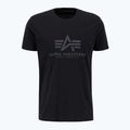 Alpha Industries men's Basic Rainbow Reflective t-shirt black 3