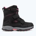 KangaROOS K-Robi KTX jet black/daisy pink children's snow boots 2