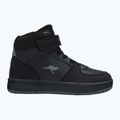 KangaROOS K-CP Bound Mid EV jet black / steel grey children's shoes 8