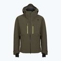 Men's ski jacket Descente Swiss sturdy green
