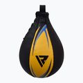 Boxing pearl RDX Speed Ball Leather Multi black and yellow 2SBL-S2YU 2