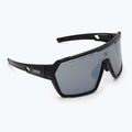 Endura Singletrack black/platinum revo smoke/clear silver flash mirror sunglasses 2