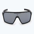 Endura Singletrack black/platinum revo smoke/clear silver flash mirror sunglasses 4