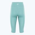 Women's Gymshark Training Cropped teal leggings 2