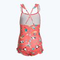 Speedo Digital Frill Thinstrap Children's One-Piece Swimsuit Orange 8-1288115155 2