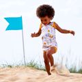 Children's one-piece swimsuit Splash About Happy Nappy flowy meadow 8