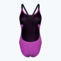 Women's one-piece swimsuit Nike Logo Tape Fastback fuchsia dream 2