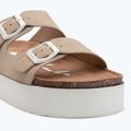 Women's O'Neill Sandy Platform Slider Low tan flip-flops 7
