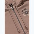 Women's sweatshirt Pitbull Skull Surf Hooded Zip chocolate mousse 9
