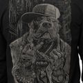 Men's sweatshirt Pitbull USA Hooded Zip black 5