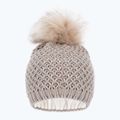 Women's winter beanie 4F beige H4Z22-CAD014 2