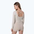 Women's yoga top 4F beige H4Z22-TSDL019 2