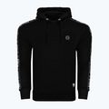 Men's Octagon Stripe hoodie black