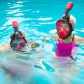 Full face mask for snorkelling AQUASTIC red SMA-01SC 6