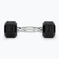 XTREXO Hex HXD25 rubberised dumbbell 2.5 kg 5