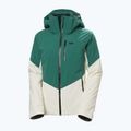 Women's ski jacket Helly Hansen Alphelia emerald snow 10