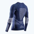 Men's thermal base layer top X-Bionic Energy Accumulator 4.0 marine/optical white 2