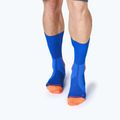 X-Socks Run Perform Warm Crew twyce blue/orange socks 4