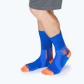 X-Socks Run Perform Warm Crew twyce blue/orange socks 6