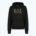 Men's sweatshirt EA7 Emporio Armani Train Visibility Hoodie black / gold
