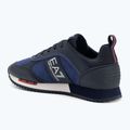 Shoes EA7 Emporio Armani Black & White Suede sky captain / deep cobal / mineral 3