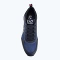 Shoes EA7 Emporio Armani Black & White Suede sky captain / deep cobal / mineral 5
