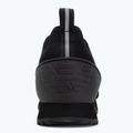 Shoes EA7 Emporio Armani Black & White Suede triple black micropunch 6
