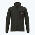 Men's fleece sweatshirt CMP 35H3907 Melange Knitted forest melange/nero/ferrari