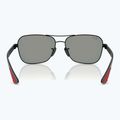 Sunglasses Ray-Ban Rb8336M Scuderia matt black/dark grey mirror blue/red 5