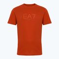 Men's EA7 Emporio Armani Visibility Cotton Crew rooibos tea T-shirt