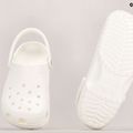 Men's Crocs Classic white flip-flops 9