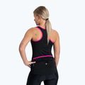 Women's cycling jersey Rogelli Abbey Tank Top W black / pink 3