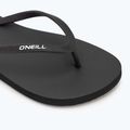 Women's O'Neill Profile Small Logo flip flops black out 7