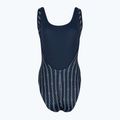 Tommy Hilfiger women's one piece swimsuit One Piece Print (Ext) flag chain dark night navy 2