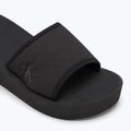 Calvin Klein women's flip flops YW0YW01725 Beach Wedge Slide Canvas triple black 7