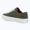 Women's shoes Calvin Klein HW0HW02970 Vulc Flatf Laceup Ripst deep lichen green/pink yarrow 3