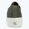 Women's shoes Calvin Klein HW0HW02970 Vulc Flatf Laceup Ripst deep lichen green/pink yarrow 6