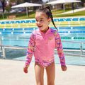 Longsleeve + child swimming briefs Funkita Zippy Rashie & Brief learner lane 10
