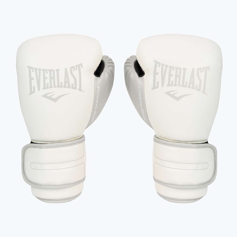 Everlast Powerlock Pu men's boxing gloves white EV2200